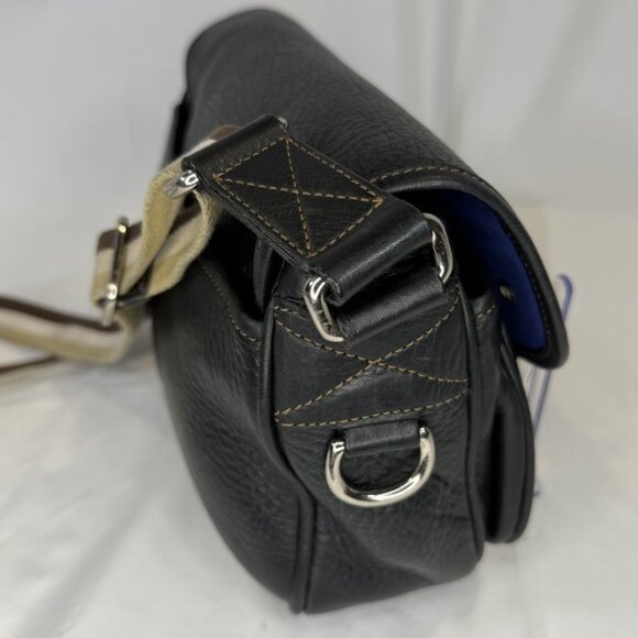 Vintage Coach Leather Field Bag, 9609, Blue Interior, Crossbody Strap, EUC - Picture 9 of 15